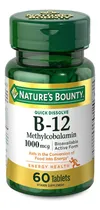 Comprar Vitamina B12 1000mcg (60 Tabletas) Natures Bounty Hecho Usa