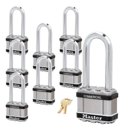 Candado Master Lock Magnum: 2 Anchos X Grillete, (8) Candado