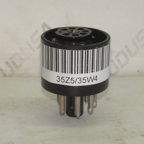 Adaptador Para Válvulas Electrónicas 35z5gt / 35z5 Con 35w4