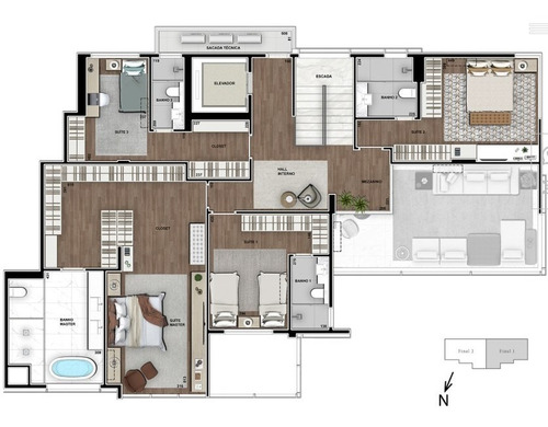 Imagem 17 de 19 de Apartamento - Ap01183 - 68137106