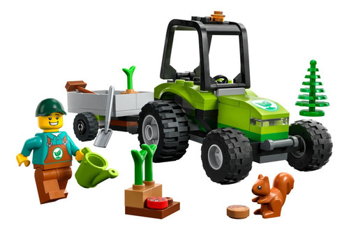 Lego City Tractor De Granja Forestal Completo Cantidad De Piezas 86