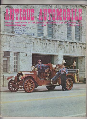 1968 Revista Antique Automobile En Ingles Rara Coleccionismo