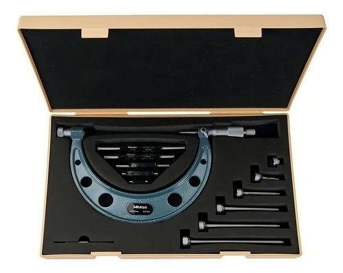 External Micrometer 104-139a 0 A 100 mm 0,01 mm Mitutoyo