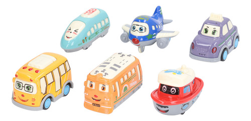 Juego De Coches De Dibujos Animados, 6 Unidades, Modelo Cars