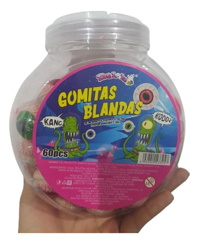 Gomita Blanda Ojos X 30u Golosina,candy Bar,cumpleaños,etc