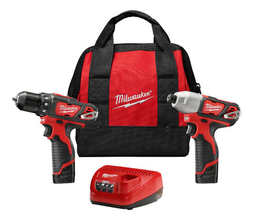 Milwaukee Kit Taladros M12 - 2 Baterías -  E.o.