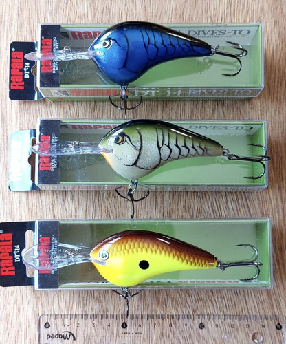 Señuelos Rapala Originales Varios Modelos Dt 14 Y 6 