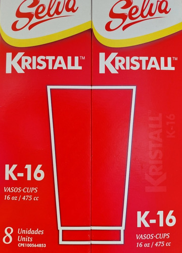 Vasos Selva Kristall K-16. * J*) Ofertazo!!