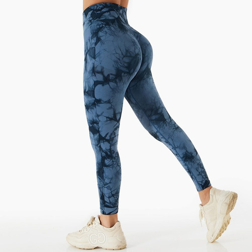 Leggins De Yoga Tie Dye Para Mujer, Sin Costuras, Cintura Al