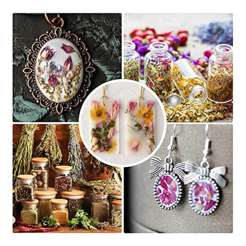 Mechas Para Velas 30 Bolsas De Flores Secas, Kit De Hierbas