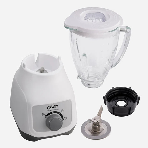 Licuadora Vaso Vidrio 1.25 L/2 Vel Pulso 550 W Blanco