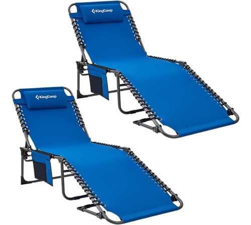 Reposera Plegable Para Playa Camping Piscina - Pack 2u.- B 