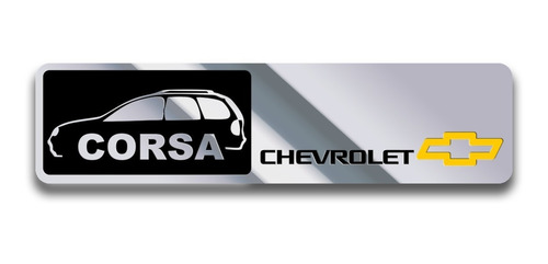 Emblema Badge Em Metal Chevrolet  Corsa Wagon