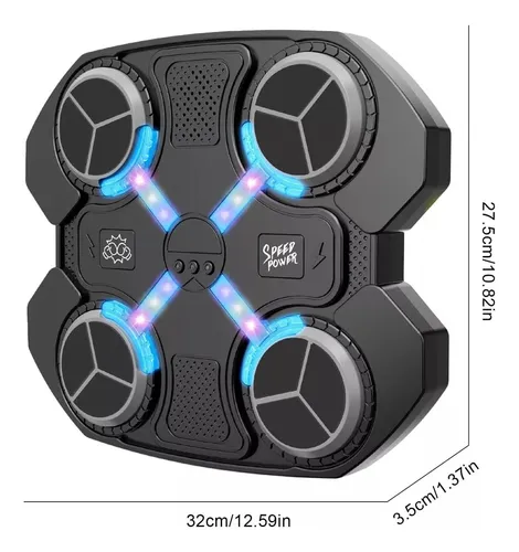 Maquina De Boxeo Musical Bluetooth Kit Boxeo Niños Guantes