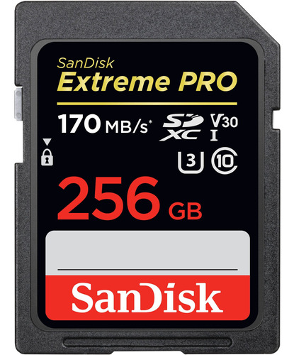 Sandisk 256gb Extreme Pro Uhs-i Sdxc Memory Card