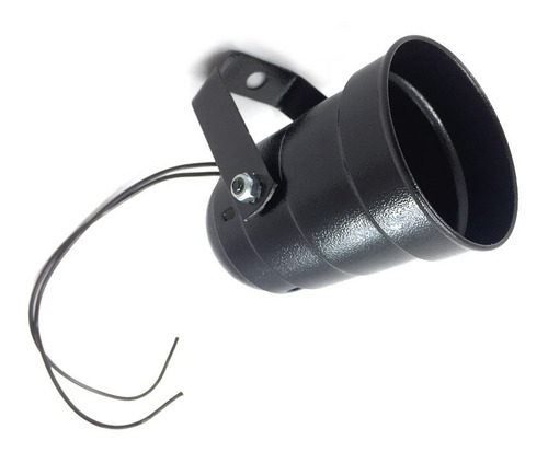 Imagem 2 de 6 de 12x Canhão Refletor Par 20 Preto C/ Soquete E-27 - Spot