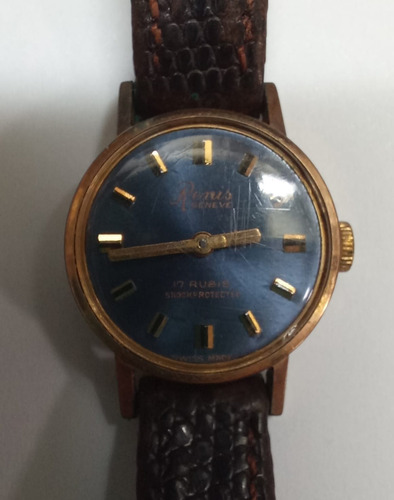 Renis Geneve Suizo Reloj Vintage Oro Dama