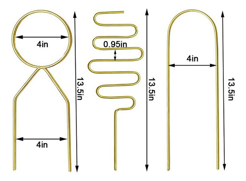 2x Soporte De Flores Soporte De Estaca De Soporte Resistente