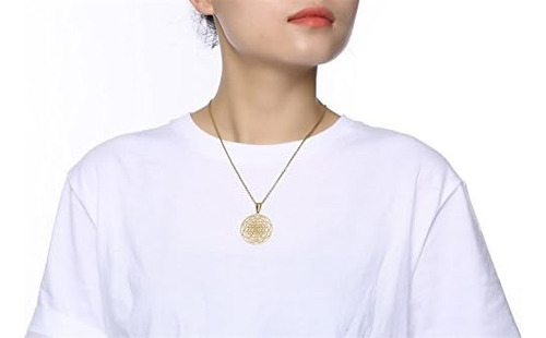 Collar Con Colgante En Forma De Talismán, Amuleto De Chakra