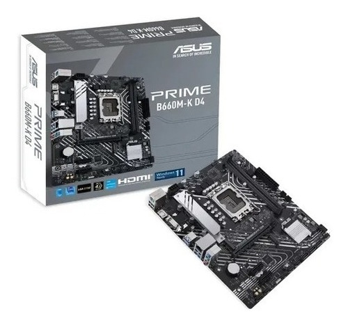 Motherboard Asus Prime B660m-k D4 1700 