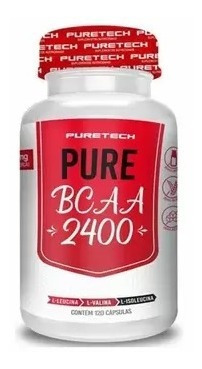 Imagem 1 de 2 de Pure Bcaa 2400 Pure Tech 120 Caps 