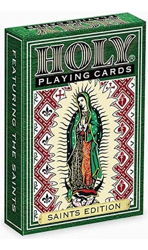 Naipes De Poker Holy Playing Cards: Santos Edición Npk