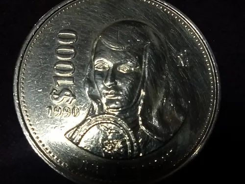 comprar Moneda De $1000 1990 En Muy Buenas Condiciones