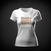 Comprar Playera Mujer 10 De Mayo Día De Las Madres Mama Animal Print