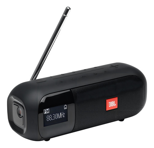 Caixa De Som Portátil Jbl Tuner2 Bluetooth E Rádio Fm Cor Preto