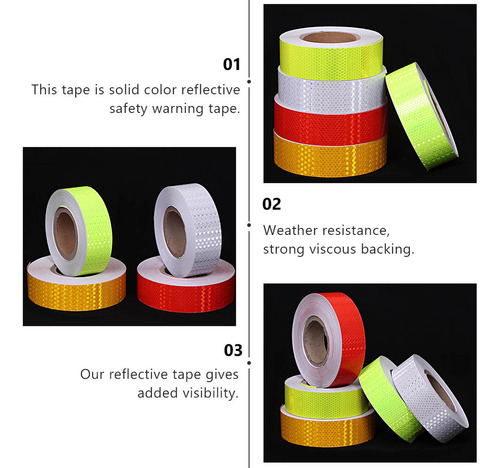 Pegatinas Reflectantes Caution Tape