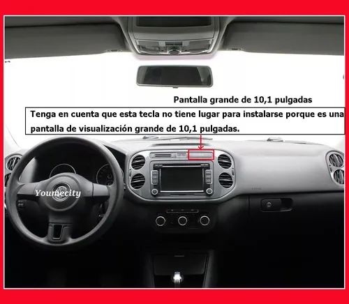 Qp Auto Radio Estéreo Android Gps Para Vw Tiguan 2010-2017