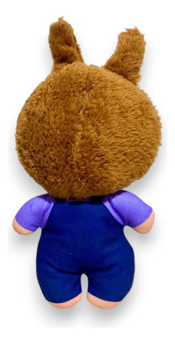 Peluche Labubu Con Jardinero Monstruo Muñeca 35cm Labubu Jardinero