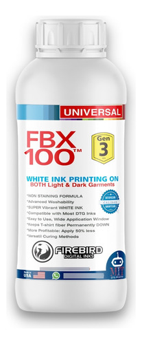 Liquido Pretratamiento Firebird Ink Dtg  Fbx-100