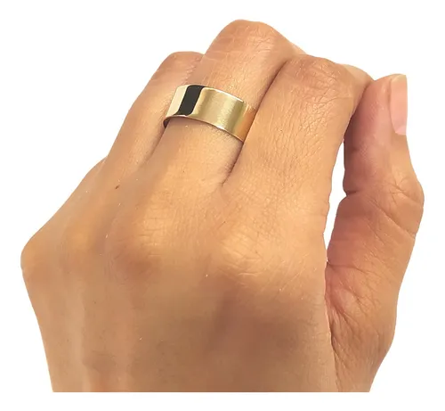Anillo liso oro sale