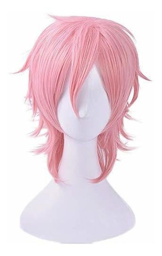 Peluca - Magic Acgn Game Hair Short Anime Cosplay Pink Fashi