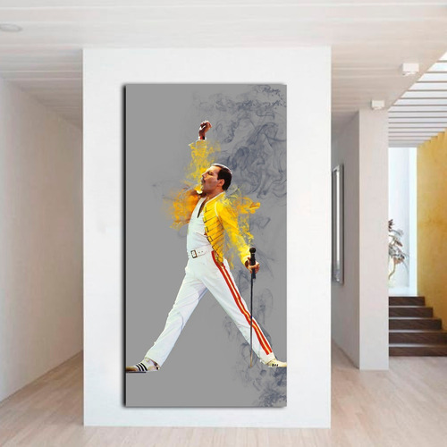 Cuadros Tripticos Modernos Queen Freddie Mercury (120 X 60 C