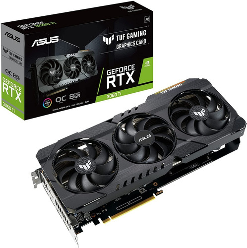 Imagem 2 de 6 de Rtx 3060ti 8gb Gddr6 256bits Tuf Gaming V2 Asus Pci Exp 4.0