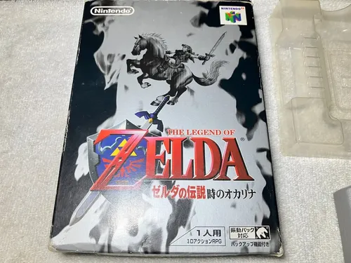 Jogo Original Zelda Ocarina Of Time Nintendo N64 Caixa Jap
