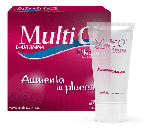 Multio Pleasure Gel Lubricante Íntimo Aumenta Placer Multi O