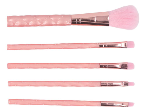 Juego De Brochas De Maquillaje Suaves, 5 Piezas, Brochas Cos