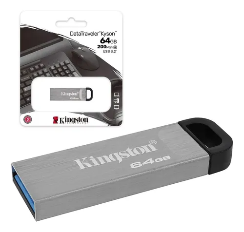 Pendrive Kingston Kyson 64gb Usb 3.2 Dtkn/64gb