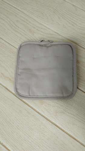 Set De Reparador, Posapava Y Manopla Para Horno Gris Liso