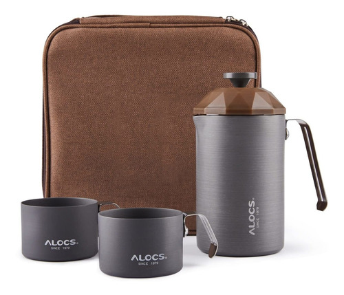 Alocs Camping French Press Coffee Maker Portable For