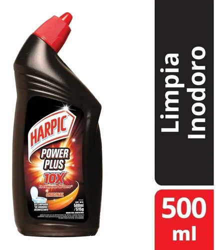 Harpic Power Plus Original Limpia Inodoro Removedor 500ml