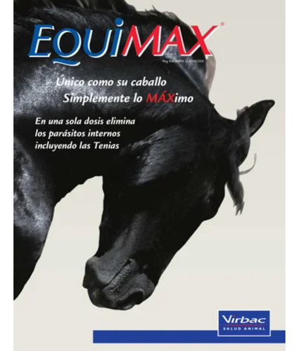Equimax - 10g/ Vermífugo Pasta/ Virbac/ Kit Com 16 Unidades