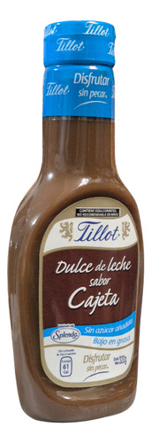 Dulce De Leche Tillot Sabor Cajeta Bajo En Grasa 320 G