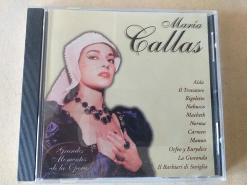 Cd  Maria Callas Grandes Momentos De La Opera