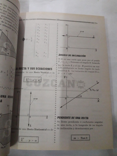Imagen 5 de 9 de Geometria Analitica Escalar Plana La Recta Cuzcano