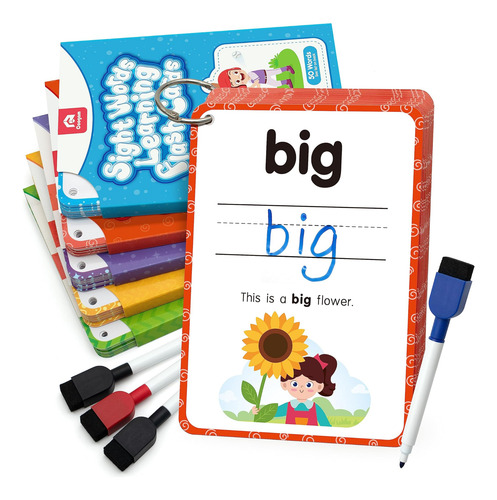 Coogam Words Kids Learning Flash Cards, 250 Dolch Word Game