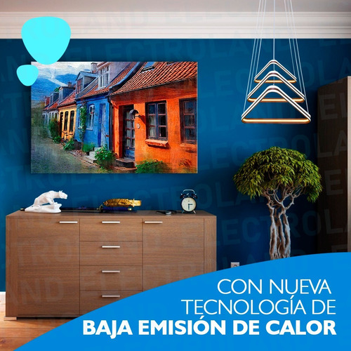 Imagen 7 de 10 de Lampara Led Diseño Elegante Colgante Led 220w Calida / Fria